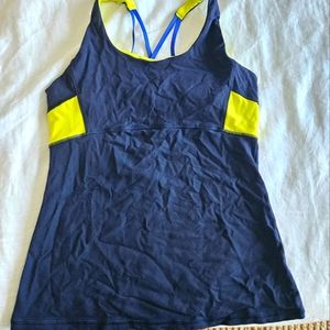 Athleta Women's small athletic top with bra insert. Gently used.